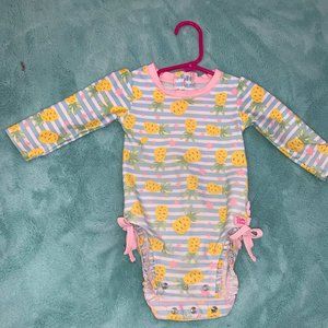 Rufflebutts one piece Pineapple Swimsuit